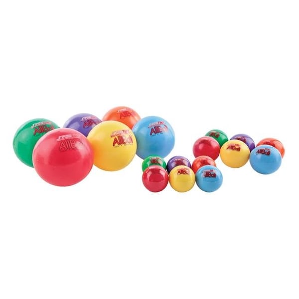 Balls R Us 020502 Sportime 4 in. Multi-Purpose Inflatable All-Balls; Set of 6 20502 - main
